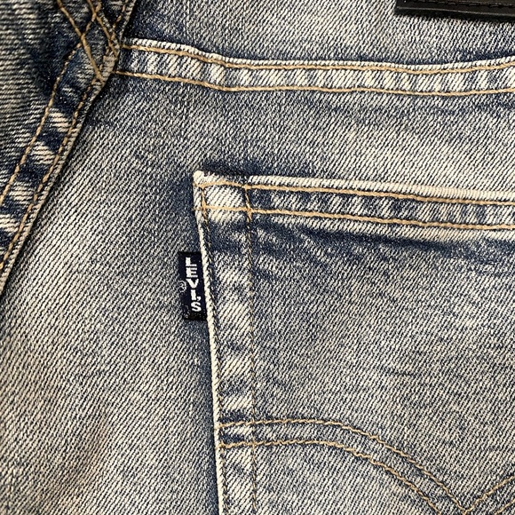 LEVI’S 501  ORIGINAL CROPPED WOMEN'S JEANS selvedge LMC snow diamond size 27/26 - Picture 11 of 13